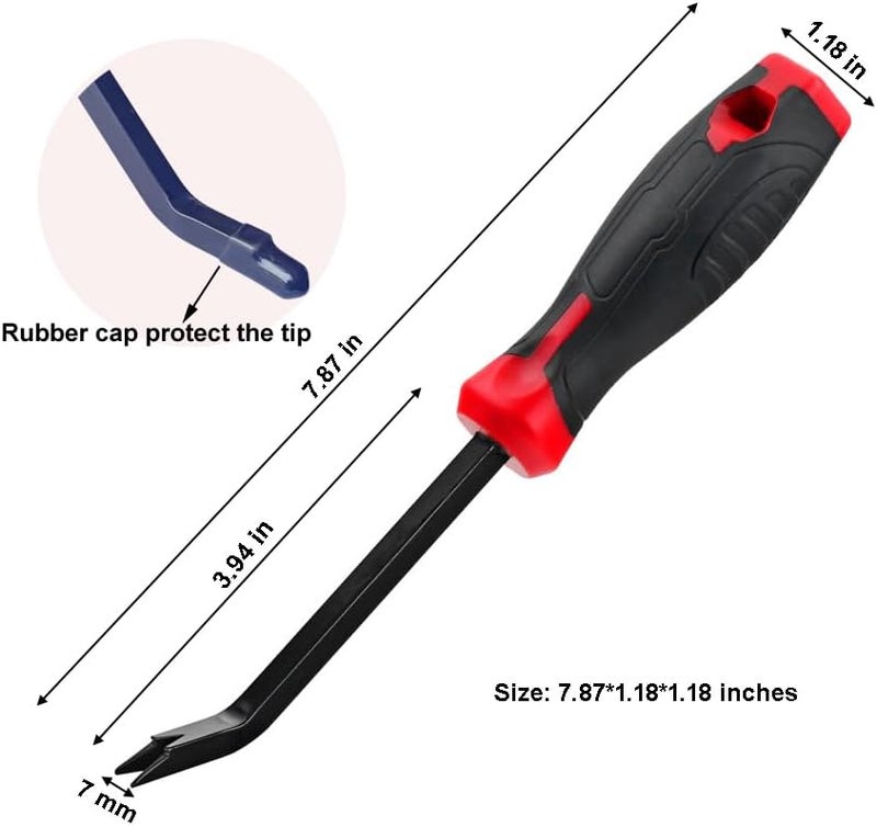 PANSHIYON Staple Remover, Heavy Duty Staple Remover Tool,Upholstery Stapler Puller Lifter for Carpet,Wood,Floor, Furniture, Construction - Image 2